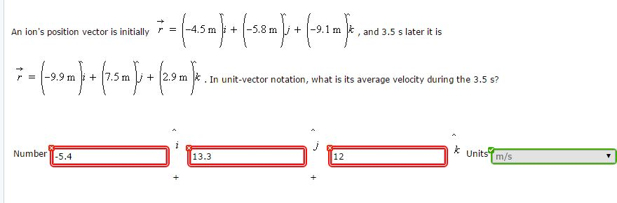 880x290 Solved An Ions Position Vector Is Initially R =and