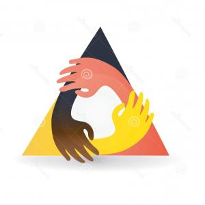 300x300 Business Corporate Abstract People Unite Friendship Logo Human