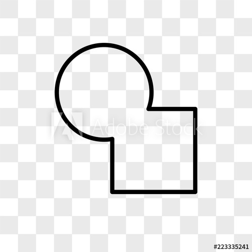 500x500 Unite Vector Icon Isolated On Transparent Background, Unite Logo