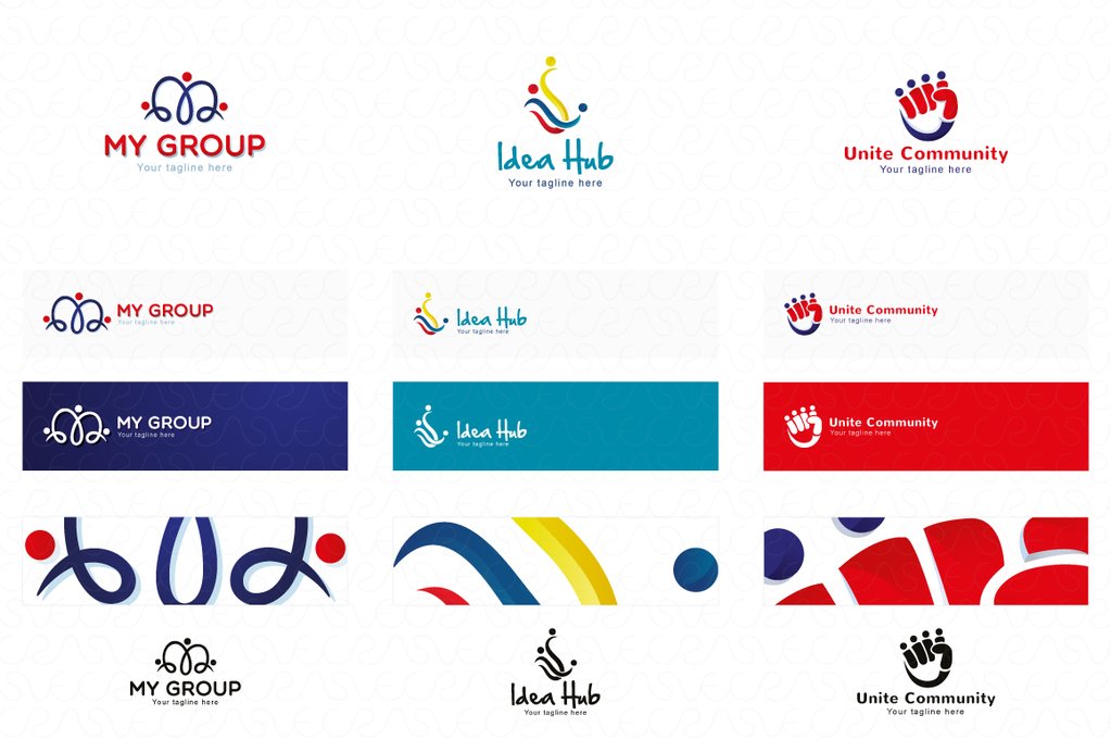 1023x681 Common Group Community Logo Pack Of Awesome Unique Designs