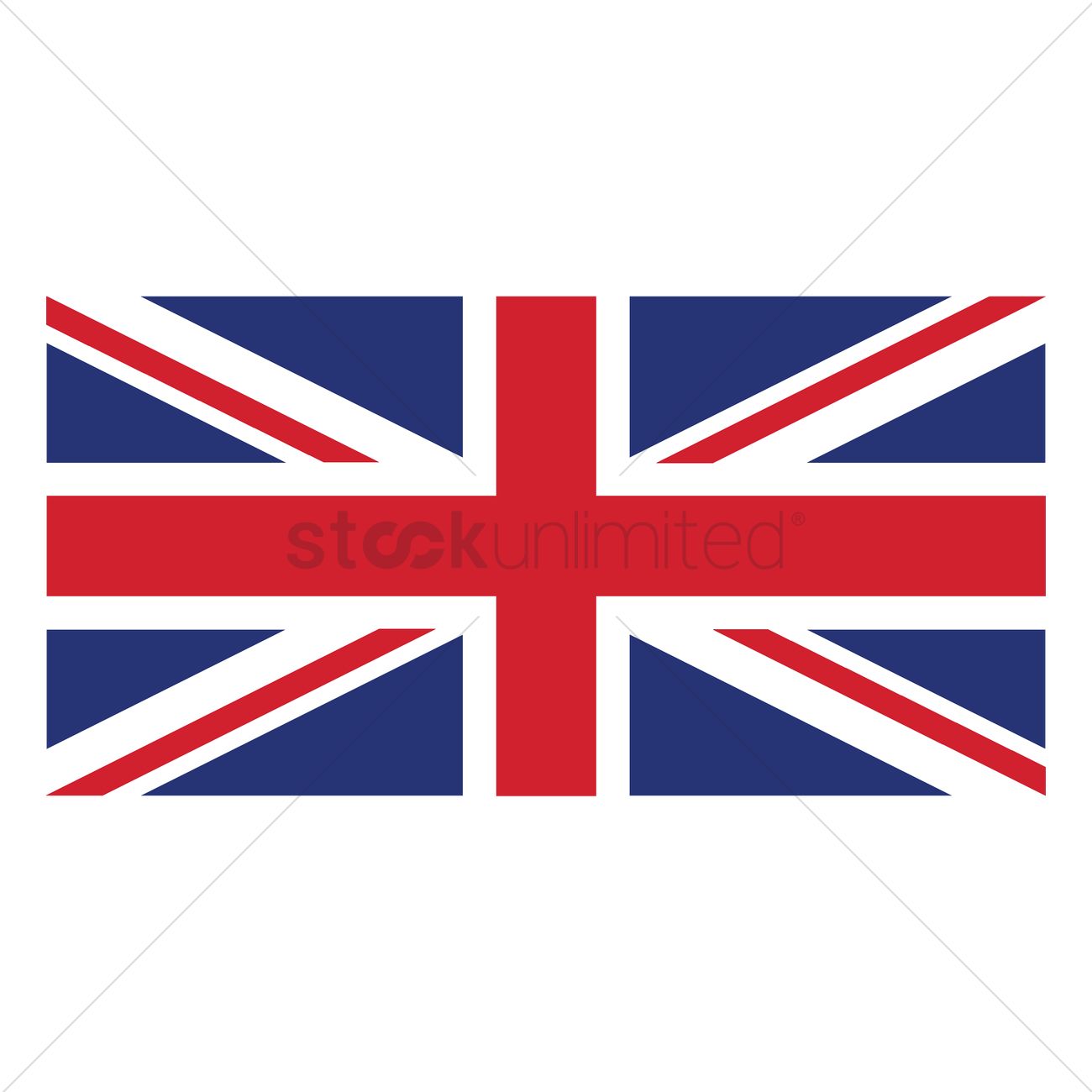 1300x1300 United Kingdom Flag Vector Image