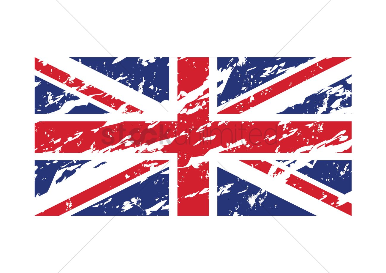 1300x919 United Kingdom Flag Vector Image