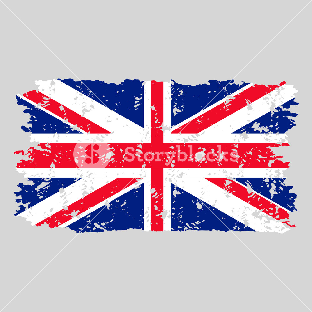 1000x1000 United Kingdom Flag Grunge Texture St Vector Uk Britain, Print