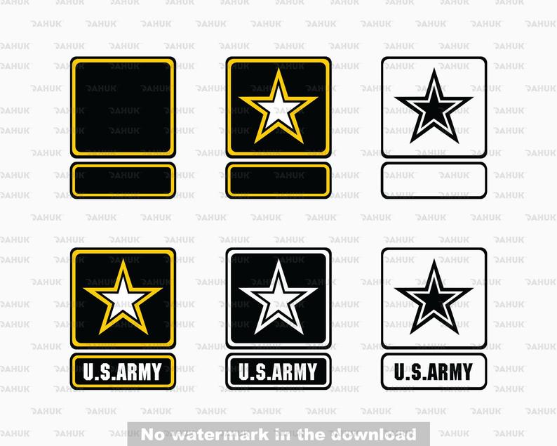 794x635 Us Army Logo United States Us Army Logo Vector Cip Art Etsy