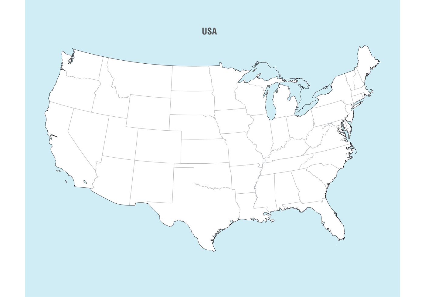 Контурные карты штатов. Контурная карта Штатов США. Карта Штатов США пустая. Карта Штатов Америки пустая. Контурная карта США по Штатам.