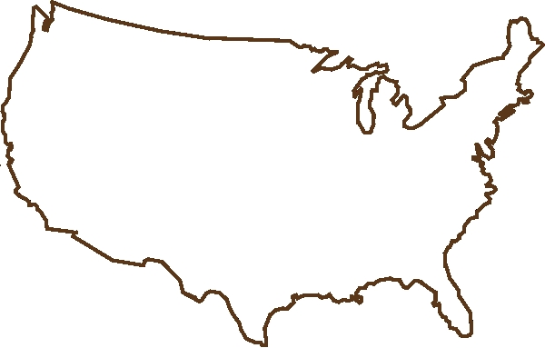 600x383 Free Collection Of United States Clipart Vector Download