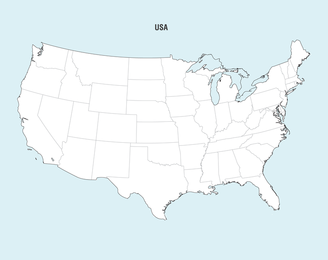 328x260 United States Map Vector Graphics To Download