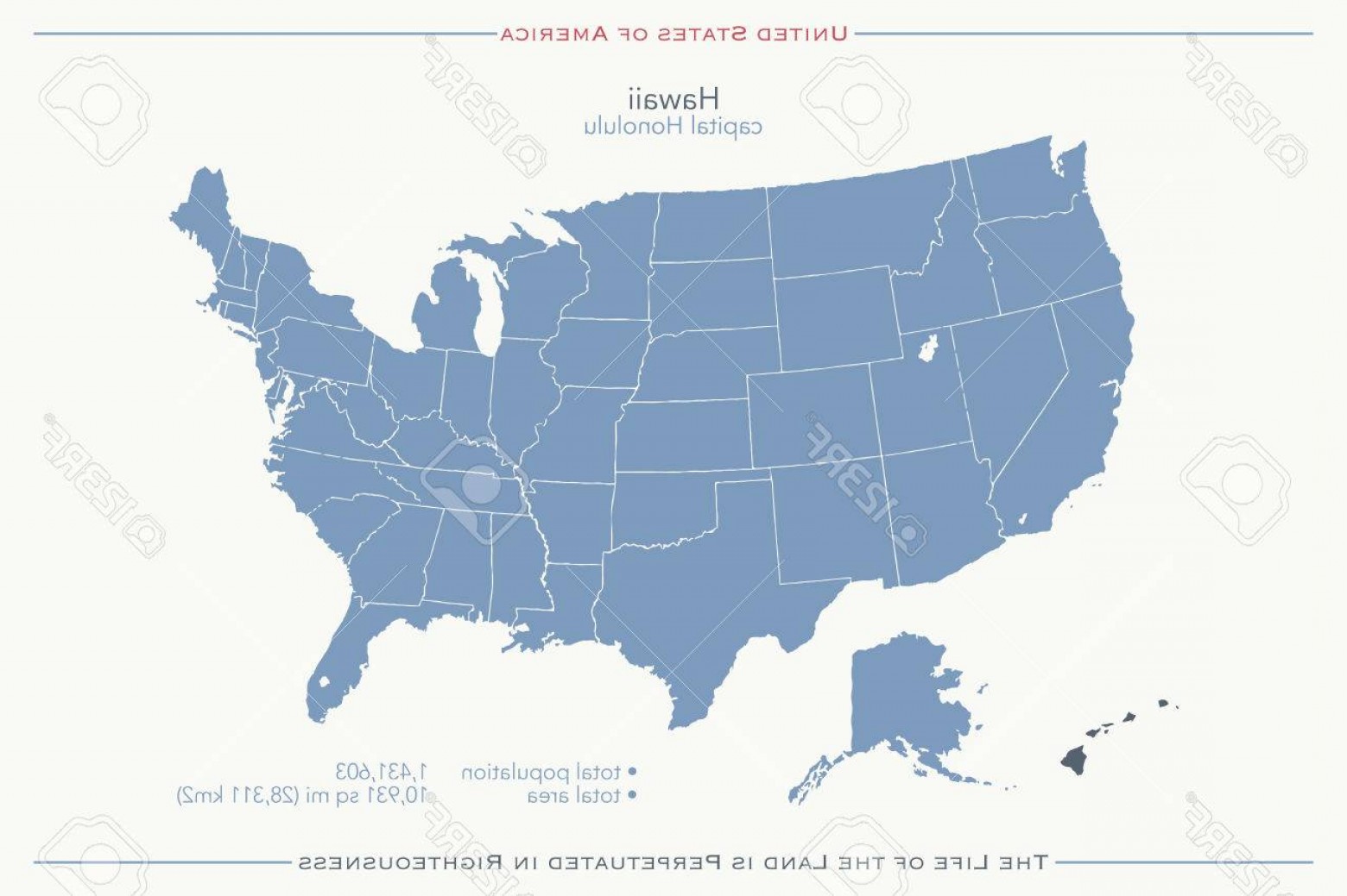 1560x1039 Vector Us Map With Hawaii Hoodamathrun
