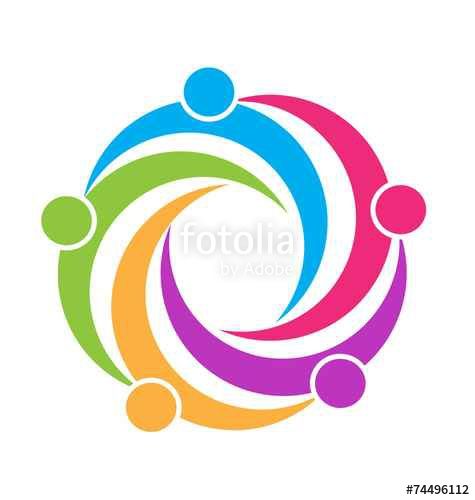 475x500 Vector Teamwork Unity People Logo Design Teamwork People Logo