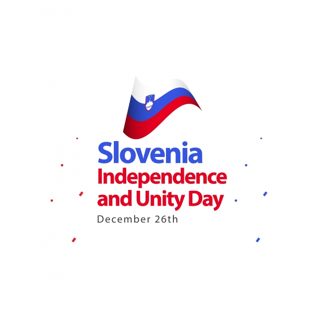640x640 Slovenia Independence And Unity Day Vector Template Design