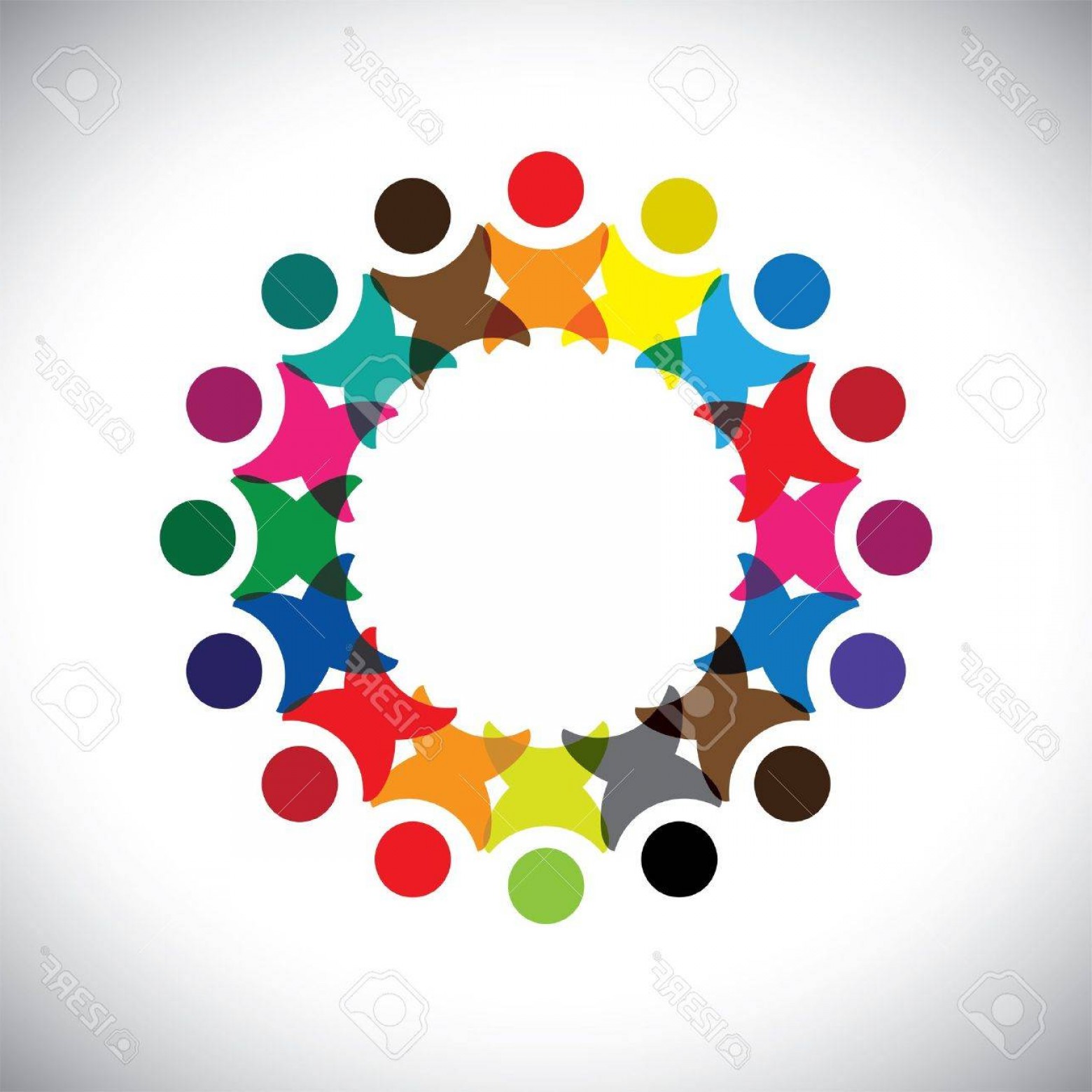 Photoconcept Vector Graphic Abstract Colorful Employee Unity Icons 1560x1560 Photoconcept Vector Graphic Abstract Colorful Employee Unity Icons