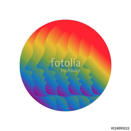 Six Multicolored Human Profiles Symbol Of The Unity In Diversity 500x500 Six Multicolored Human Profiles Symbol Of The Unity In Diversity