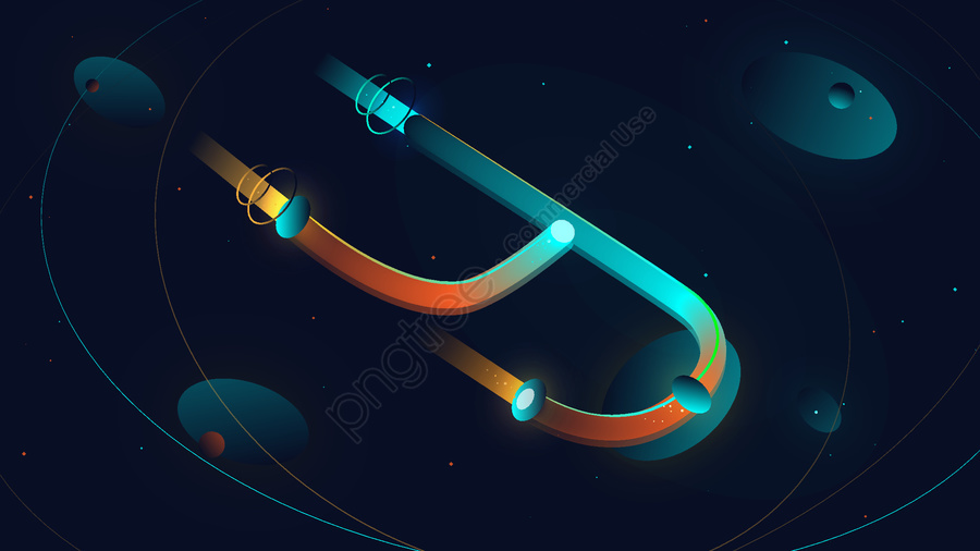 900x506 Neon Skyline Letter Y Universe Vector Illustration, Neon Skyline