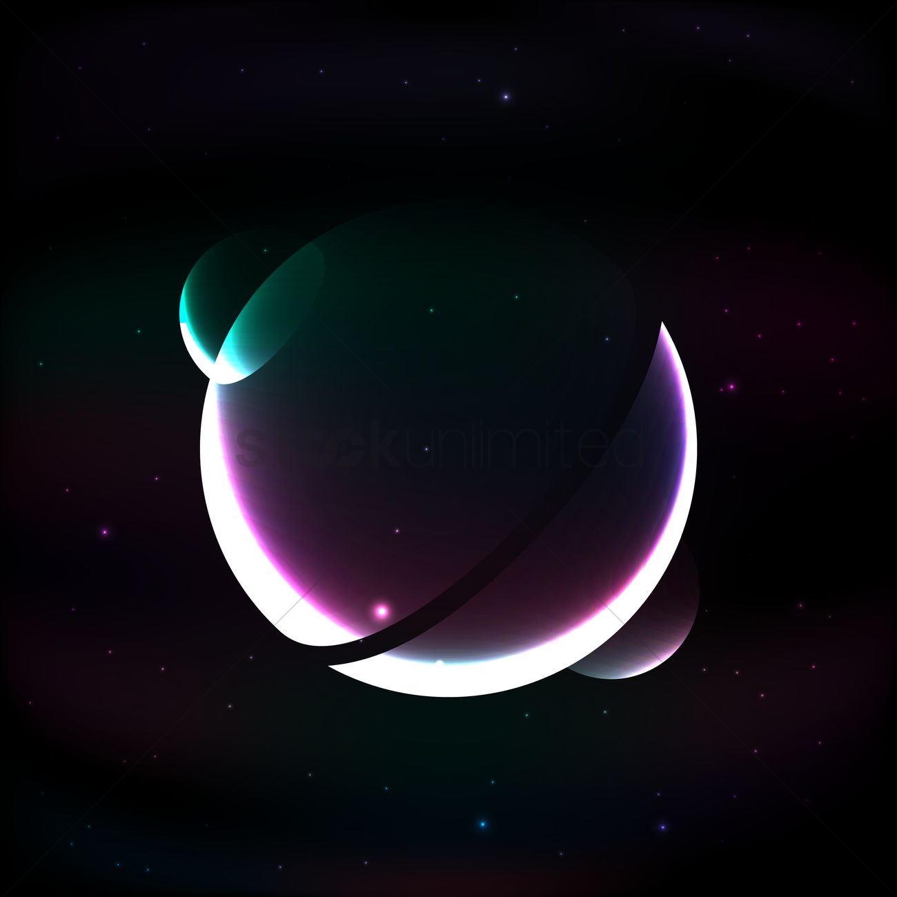 1300x1300 Universe Vector Image