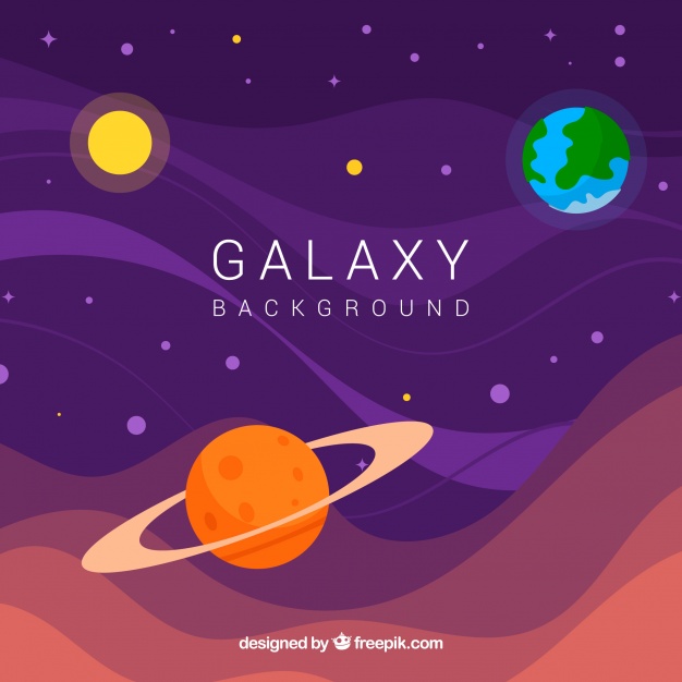 626x626 Universe And Planets Background Vector Free Download