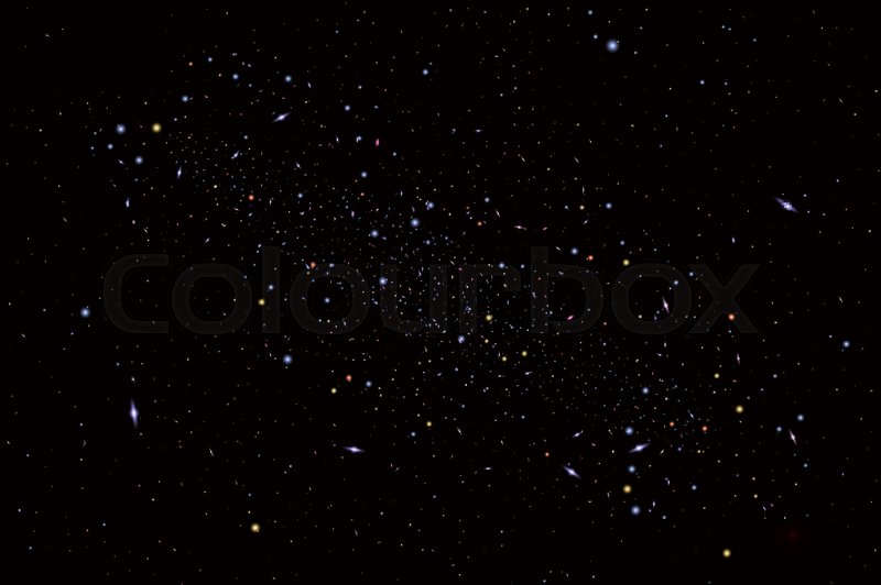 800x532 Vector Cosmology Illustration With Stock Vector Colourbox