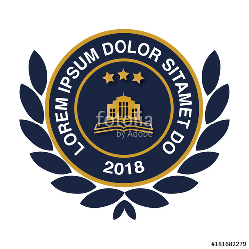 500x500 University Logo,vector Stock Image And Royalty Free Vector