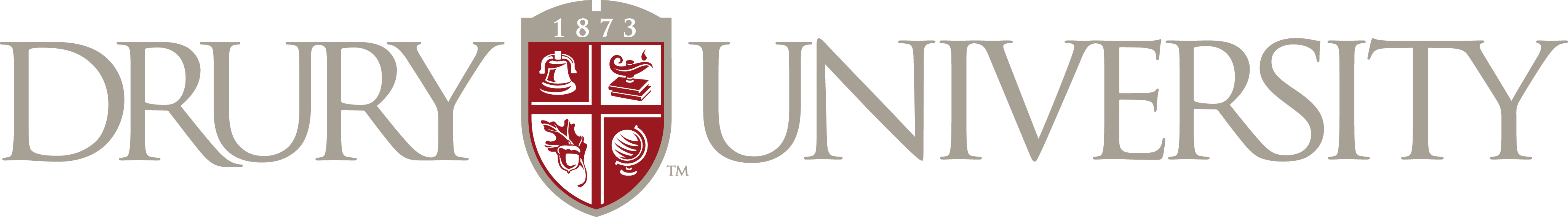 4117x571 Drury University Drury University Logos