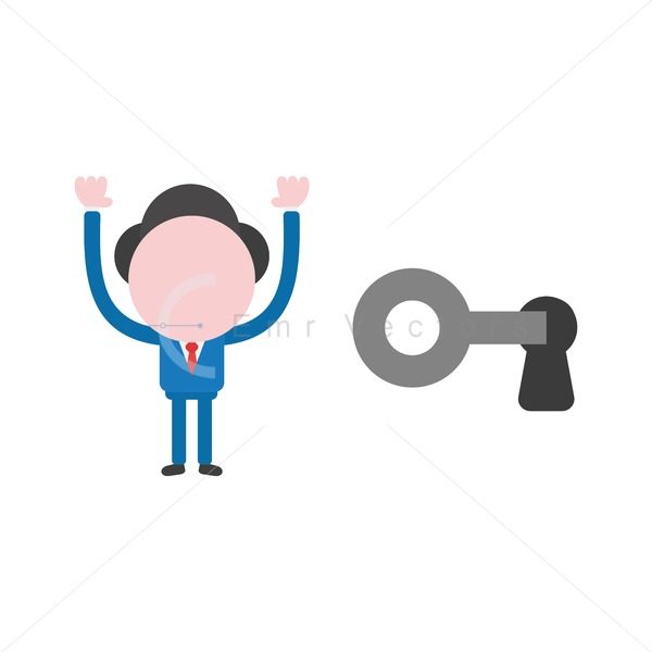 600x600 Vector Illustration Concept Of Faceless Businessman Character