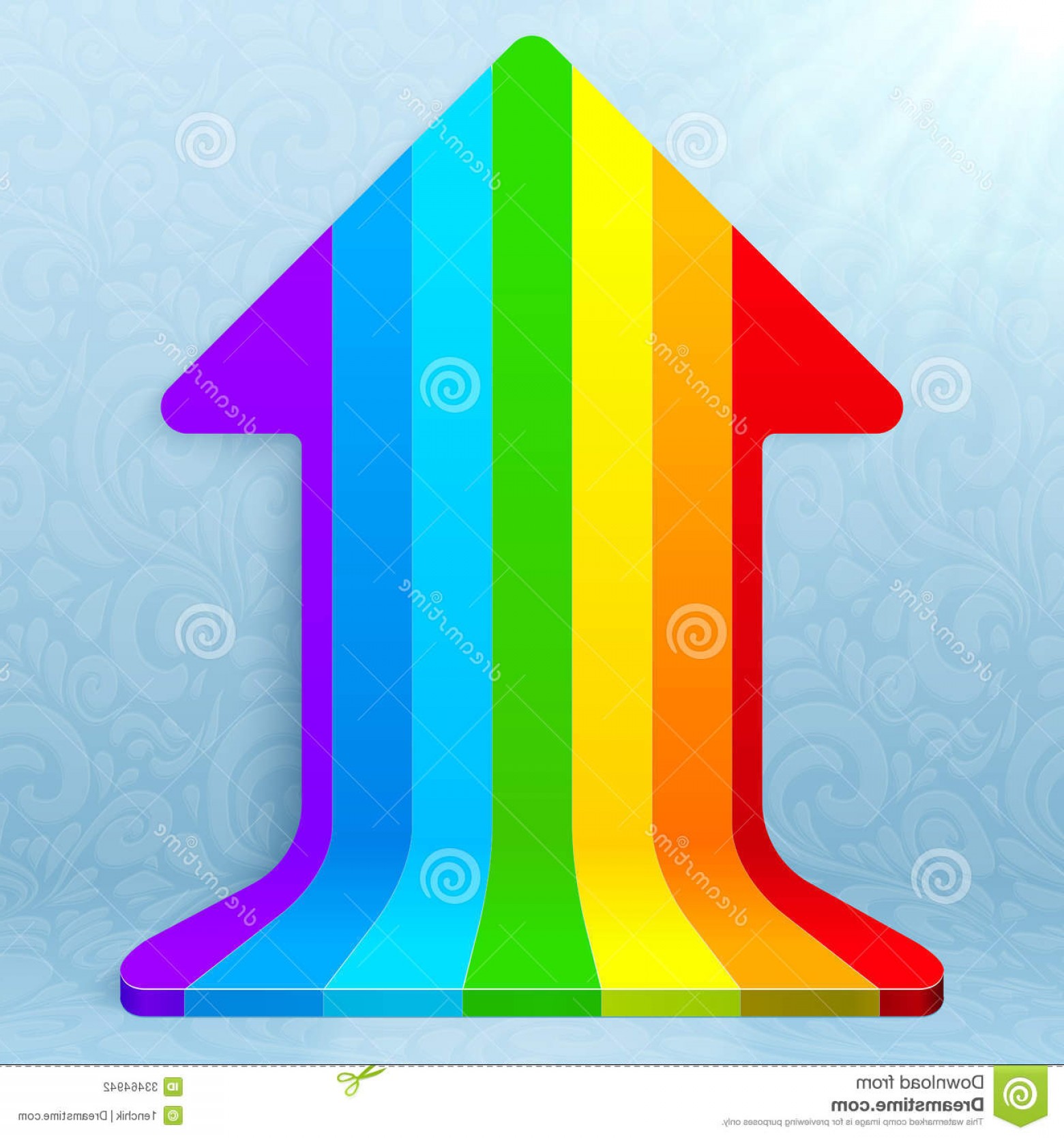 1560x1668 Stock Photography Rainbow Stripes Realistic Plastic Vector Up