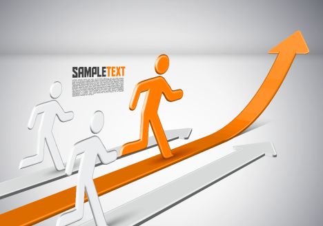 468x328 Running Up Vector