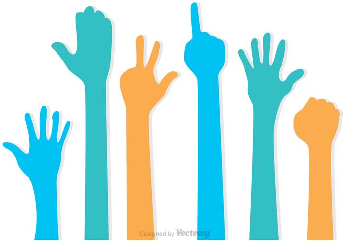700x490 Set Of Hands Up Vectors