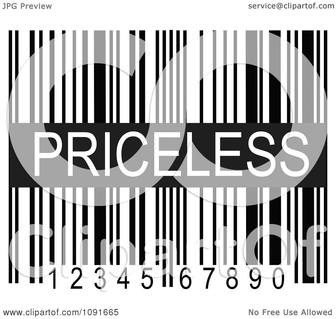 Clipart Black And White Pricesless Upc Bar Code 1080x1024 Clipart Black And White Pricesless Upc Bar Code