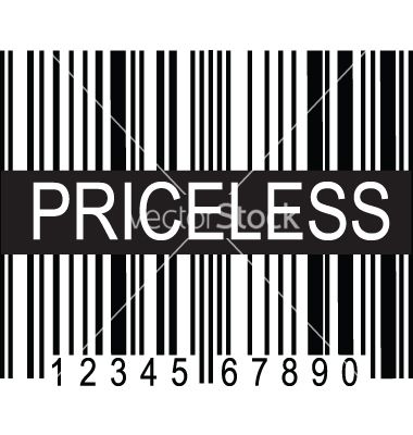 Upc Code Priceless Vector 380x400 Upc Code Priceless Vector