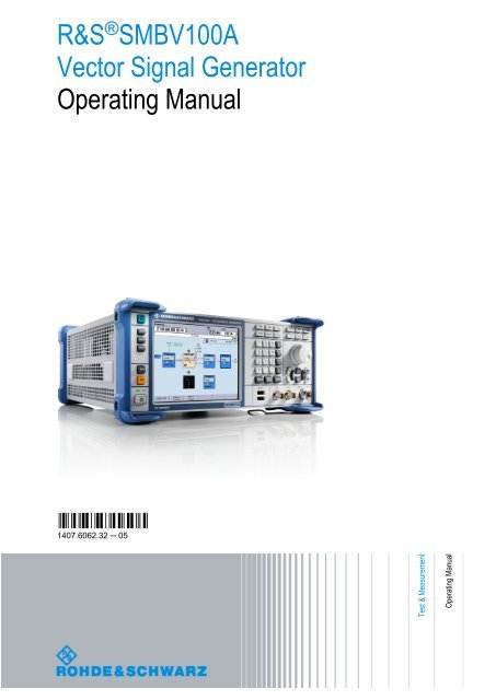 453x640 Ramps Vector Signal Generator Operating Manual