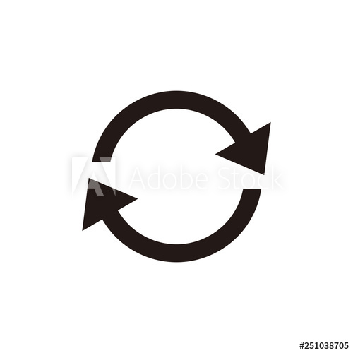 500x500 Update Icon Vector Reload Symbol Refresh Icon