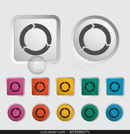 450x464 Update Icon Stock Vector