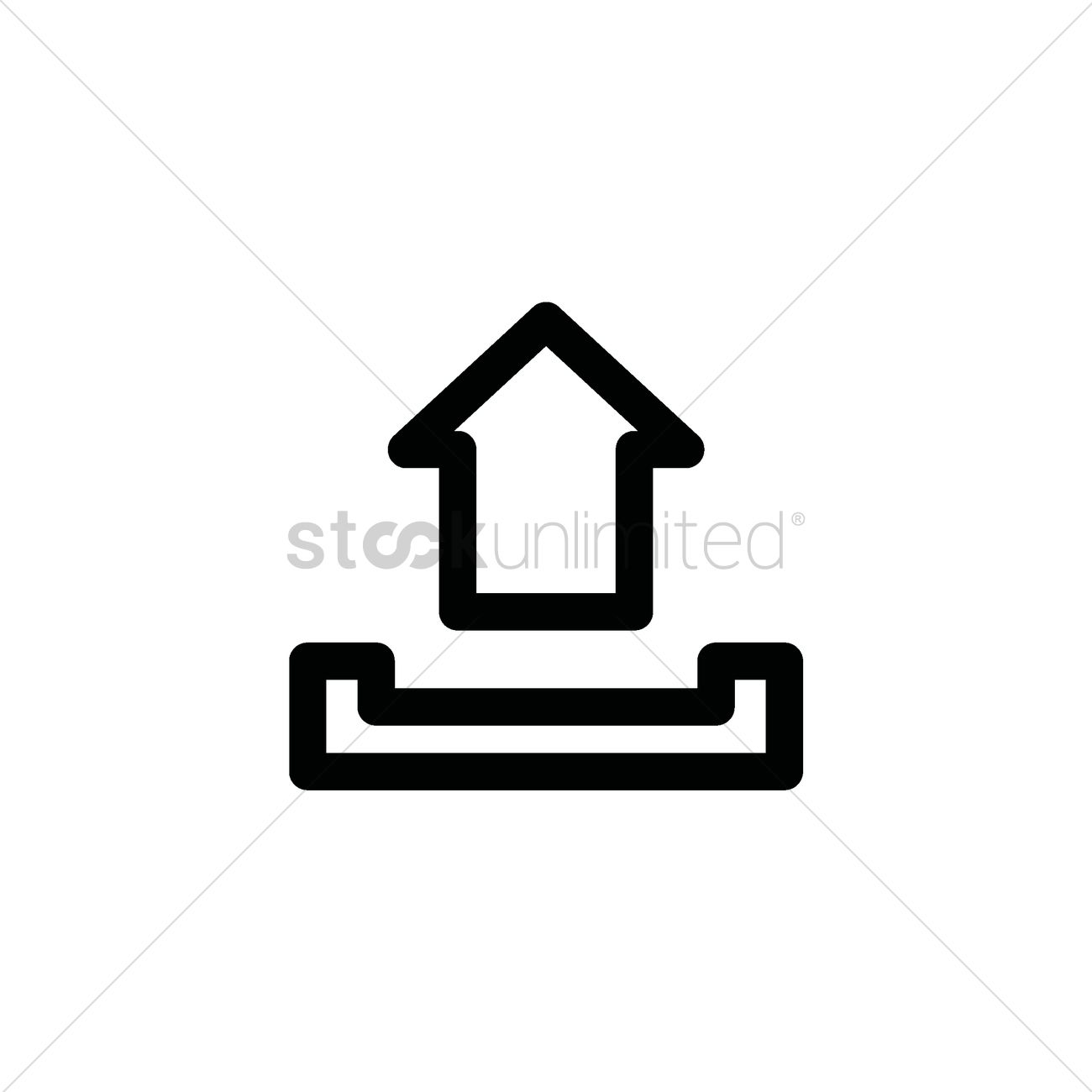 1300x1300 Upload Icon Vector Image