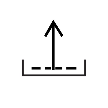 450x450 Upload Icon Vector Isolated On White Background For Your Web