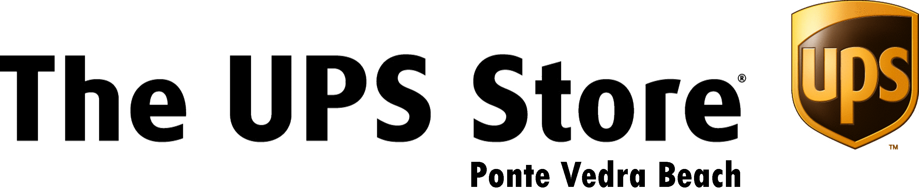 2970x627 Ups Store Black And White Logo Png Images