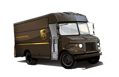 Ups Truck Png Vector, Clipart 400x262 Ups Truck Png Vector, Clipart