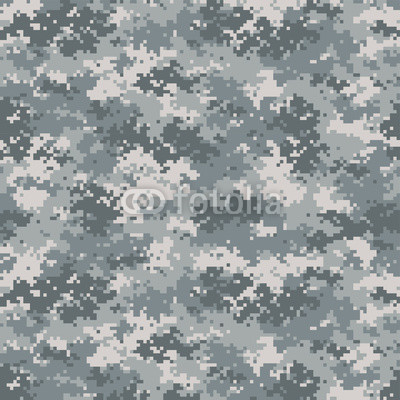 400x400 Camouflage Seamless Pattern Trendy Urban Camo, Repeat Print Vector
