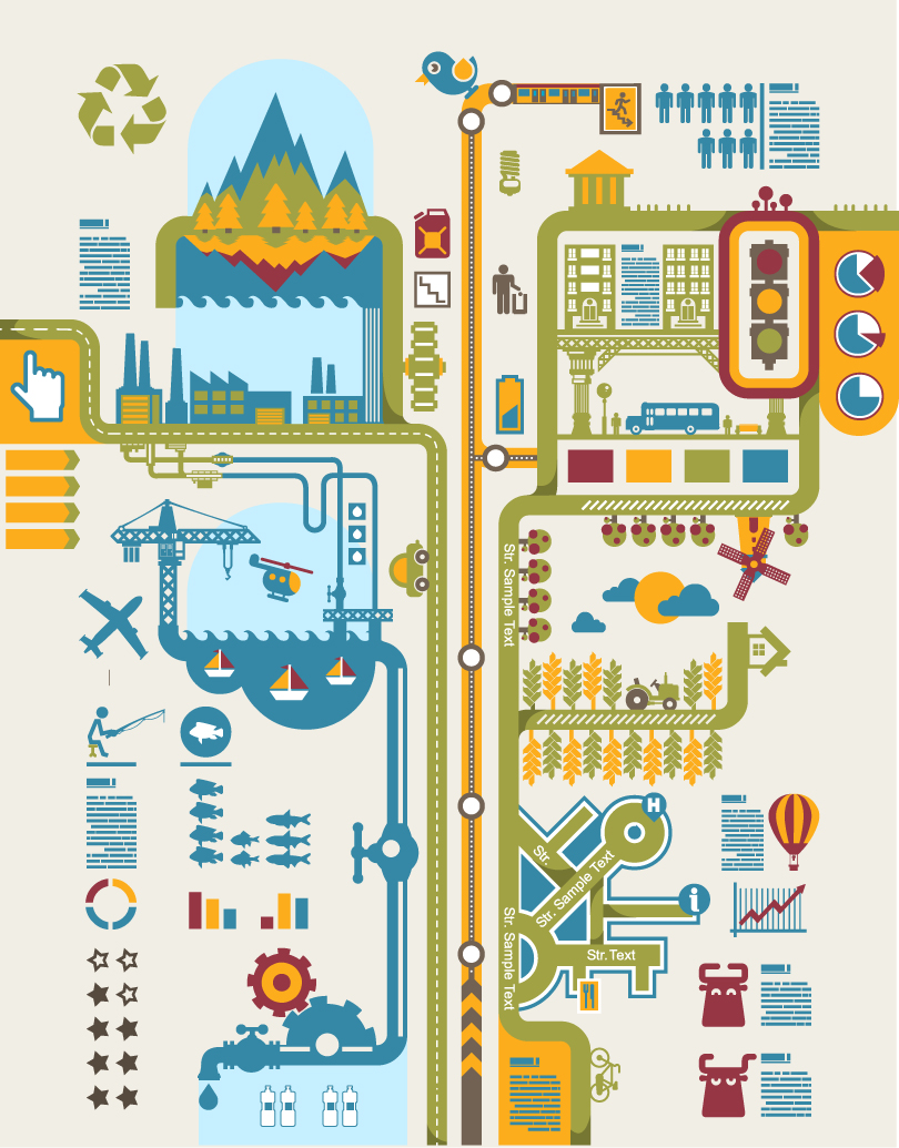 810x1035 Infographics Urban Planning Vector Free Vector Graphic Download