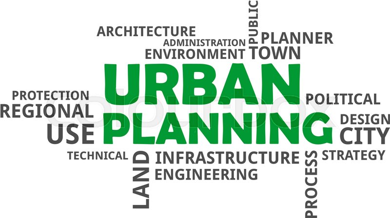 800x448 A Word Cloud Of Urban Planning Related Stock Vector Colourbox