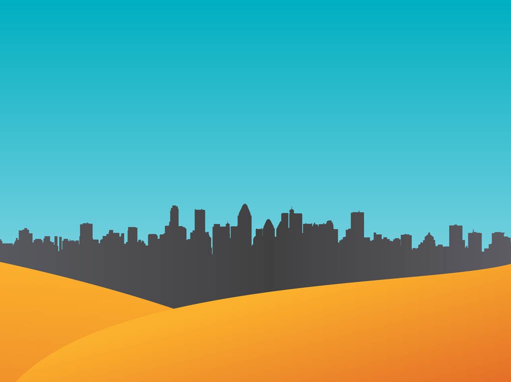 1024x765 Urban Vector Background Vector Art Graphics