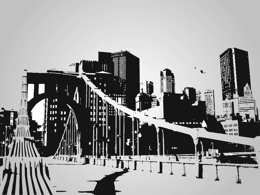 1024x768 Urban Vector Graphics Vector Art Graphics