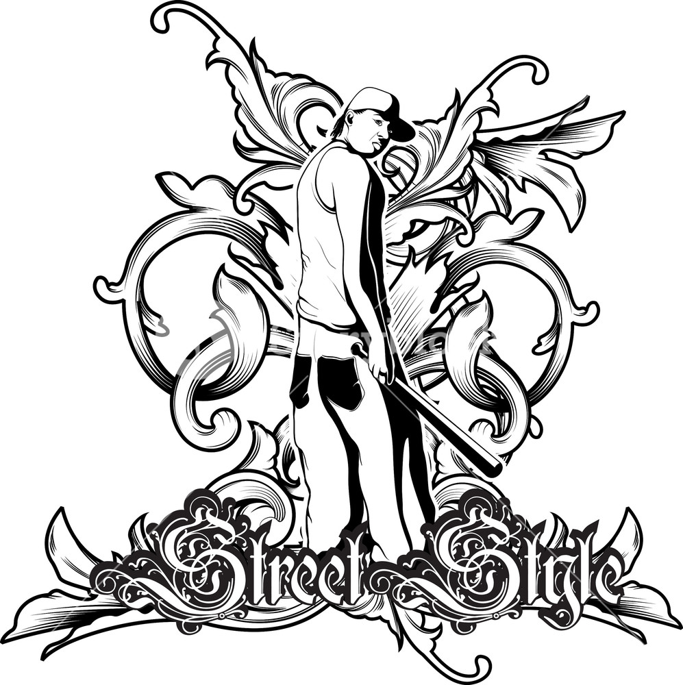 997x1000 Urban Vector T Shirt Design Royalty Free Stock Image