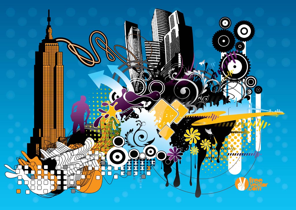 1024x729 Urban Vectors Vector Art Graphics