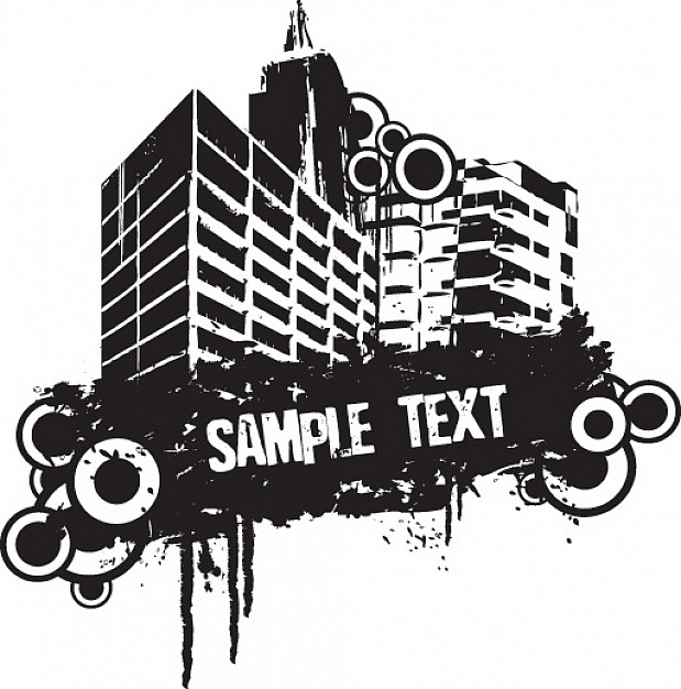 619x626 Urban Banner Vector Free Download