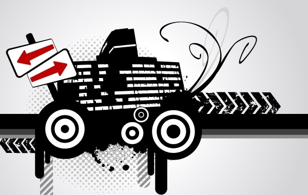 600x380 Free Vectors Urban Vector Graphics Sample Pack