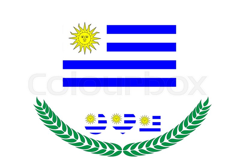 800x560 Uruguay Flag Vector Illustration Stock Vector Colourbox
