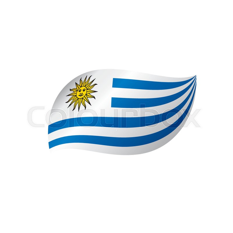 800x800 Uruguay Flag, Vector Illustration On A Stock Vector Colourbox