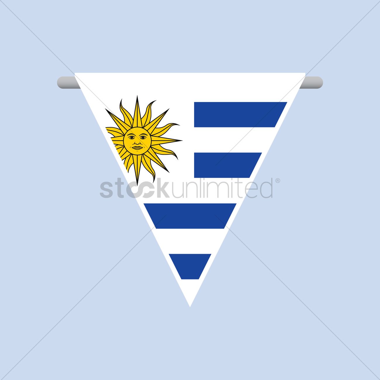 1300x1300 Uruguay Flag Vector Image