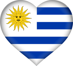 250x227 Uruguay Flag Vector