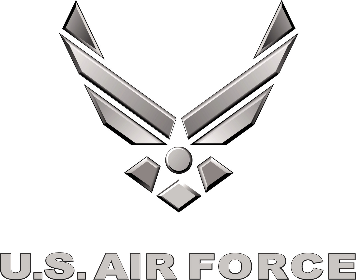 1500x1182 Fileus Air Force Logo Silver