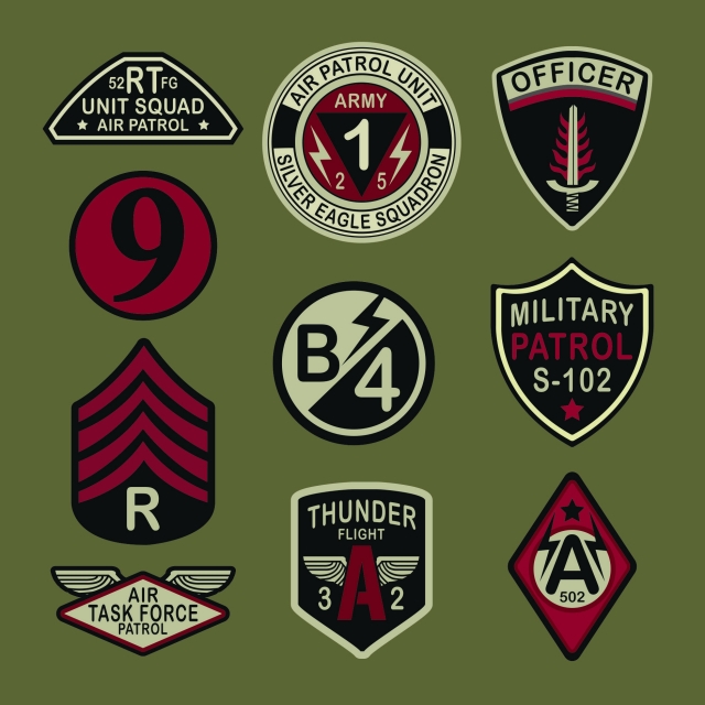 640x640 Air Force Task Logo Vector Design Template Military Force